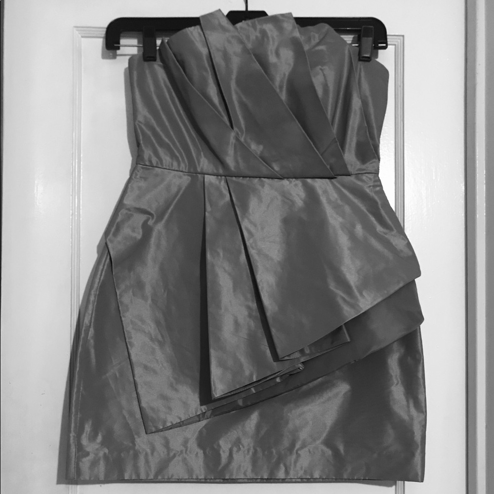 Gray Mini Dress